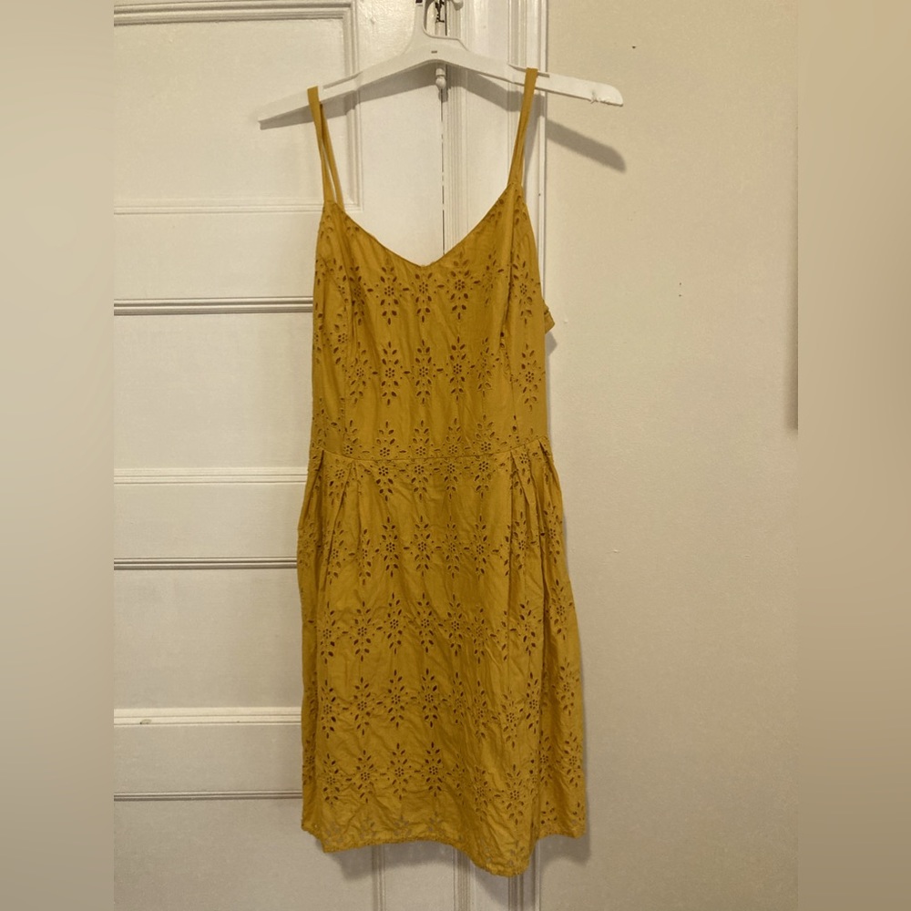 Mustard yellow perfect fall dress